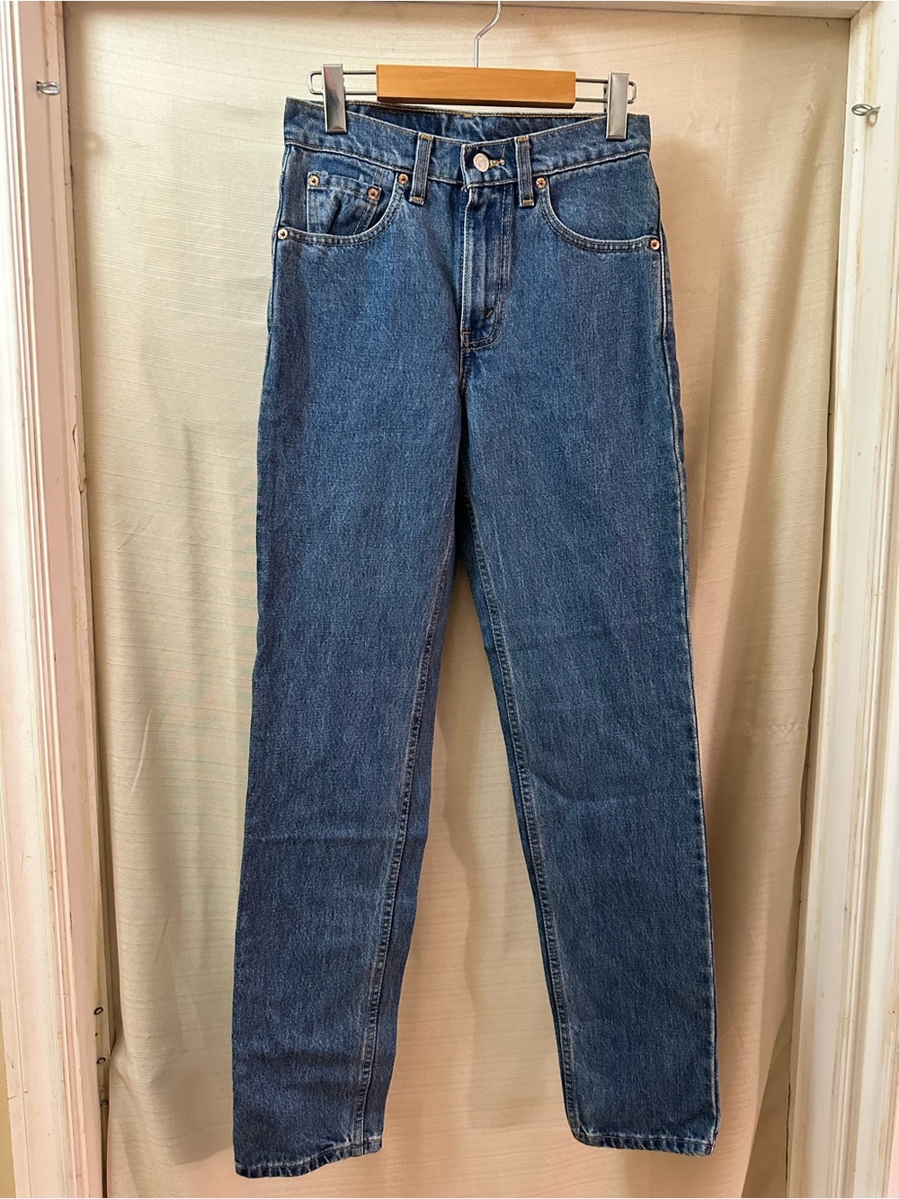 Levi’s 512 Red Tab Slim Taper Jeans NWT W28 L32 Women’s Blue Denim Pants